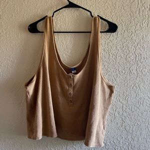 Waffle tank top old navy
